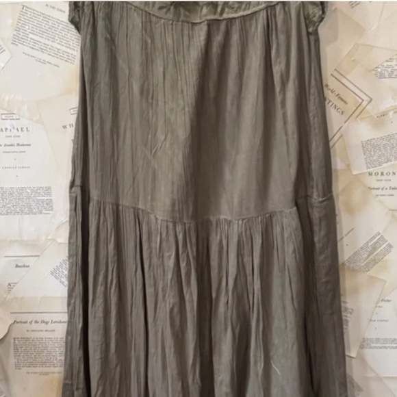 Free People Meadows Edge Maxi Dress in seaweed size XS - Picture 8 of 9